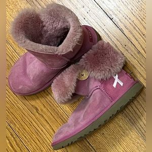 UGG Bailey Button Boots, Pink